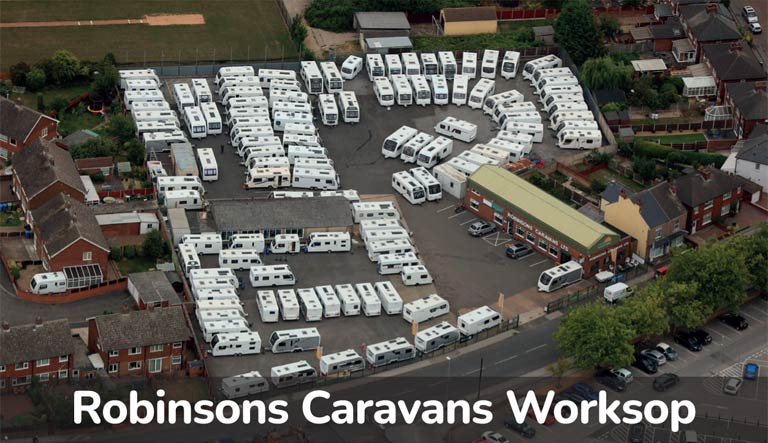 Robinsons Caravans: Worksop site
