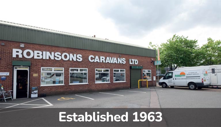 Robinsons Caravans was established in 1963